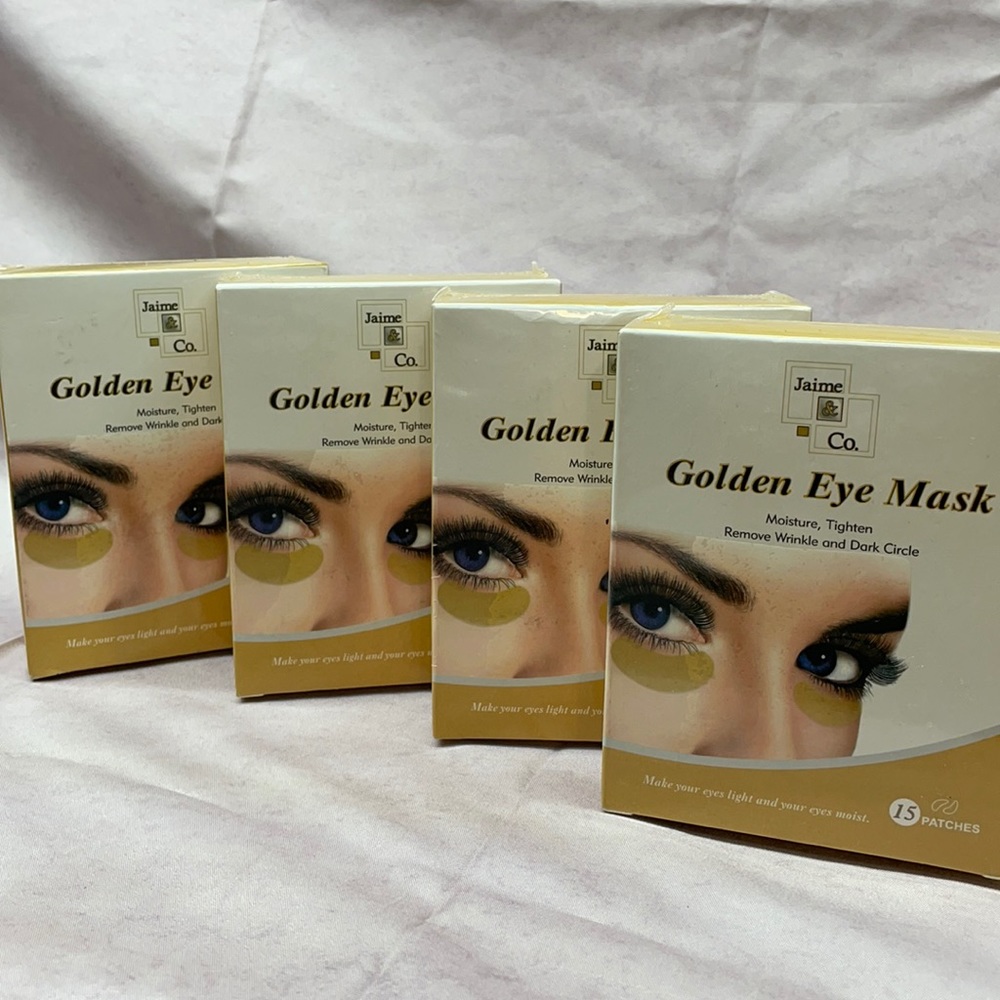 Jaime & Co Golden Eye Mask. NWOT